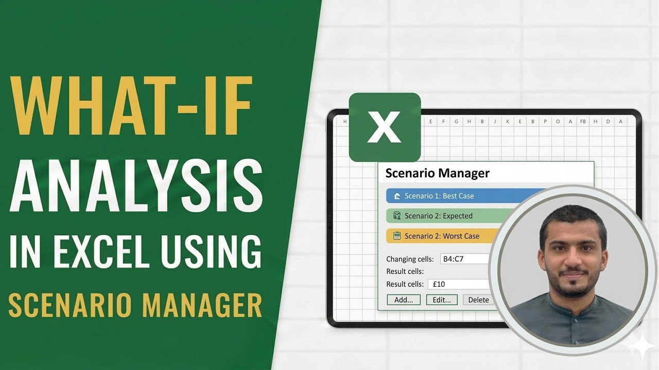How to Compare Business Scenarios in Excel (Best vs Worst Case Model)