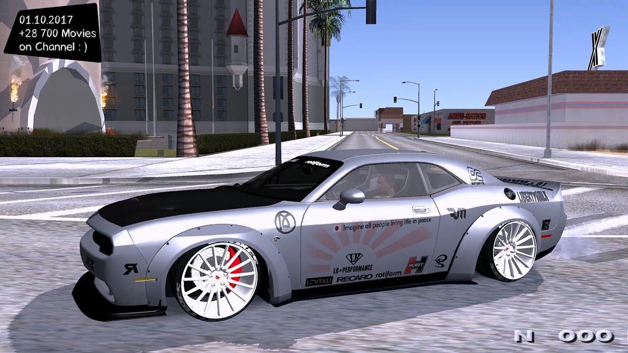 2015 Dodge Challenger SRT Hellcat Liberty Walk LB Performance _REVIEW
