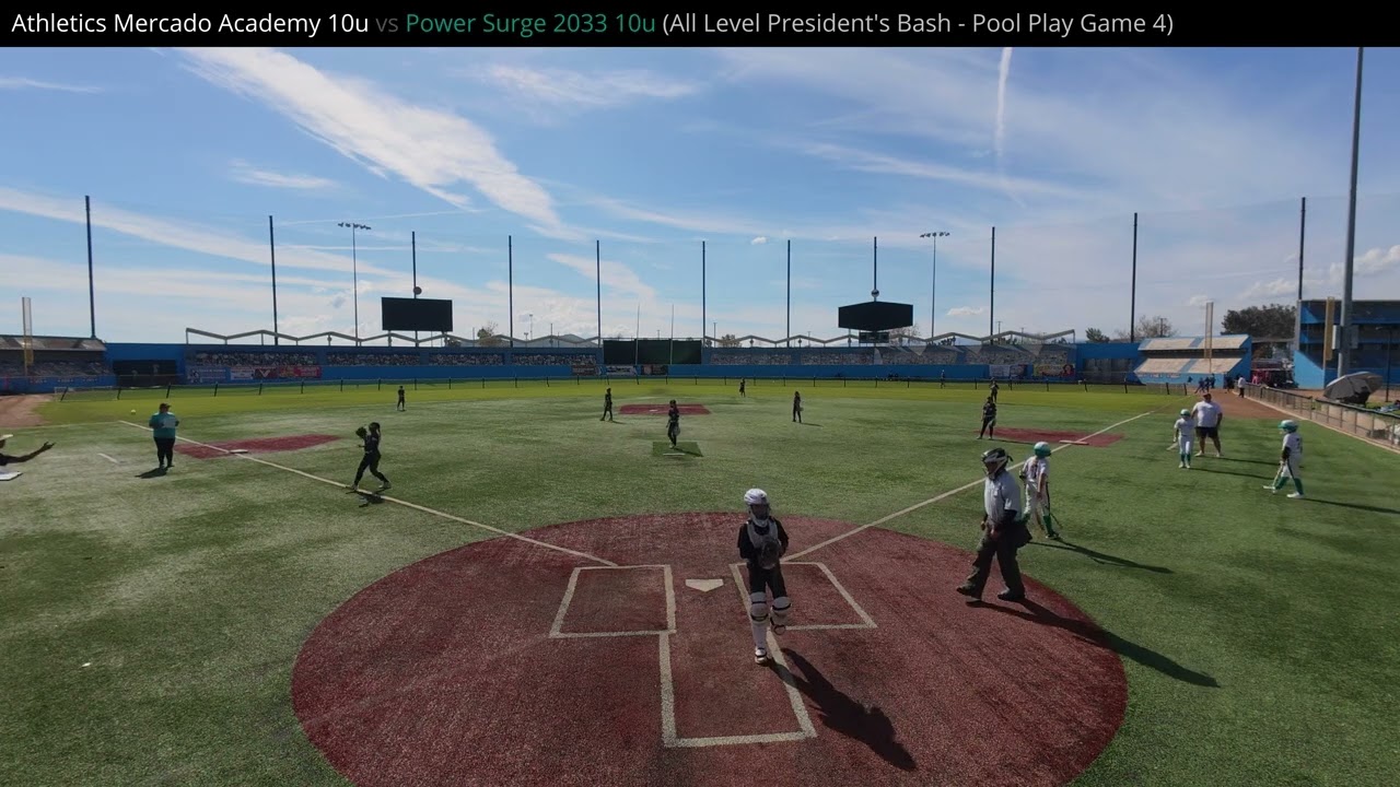 2-14-26 Athletics Mercado Academy 10u vs Power Surge 2033 10u