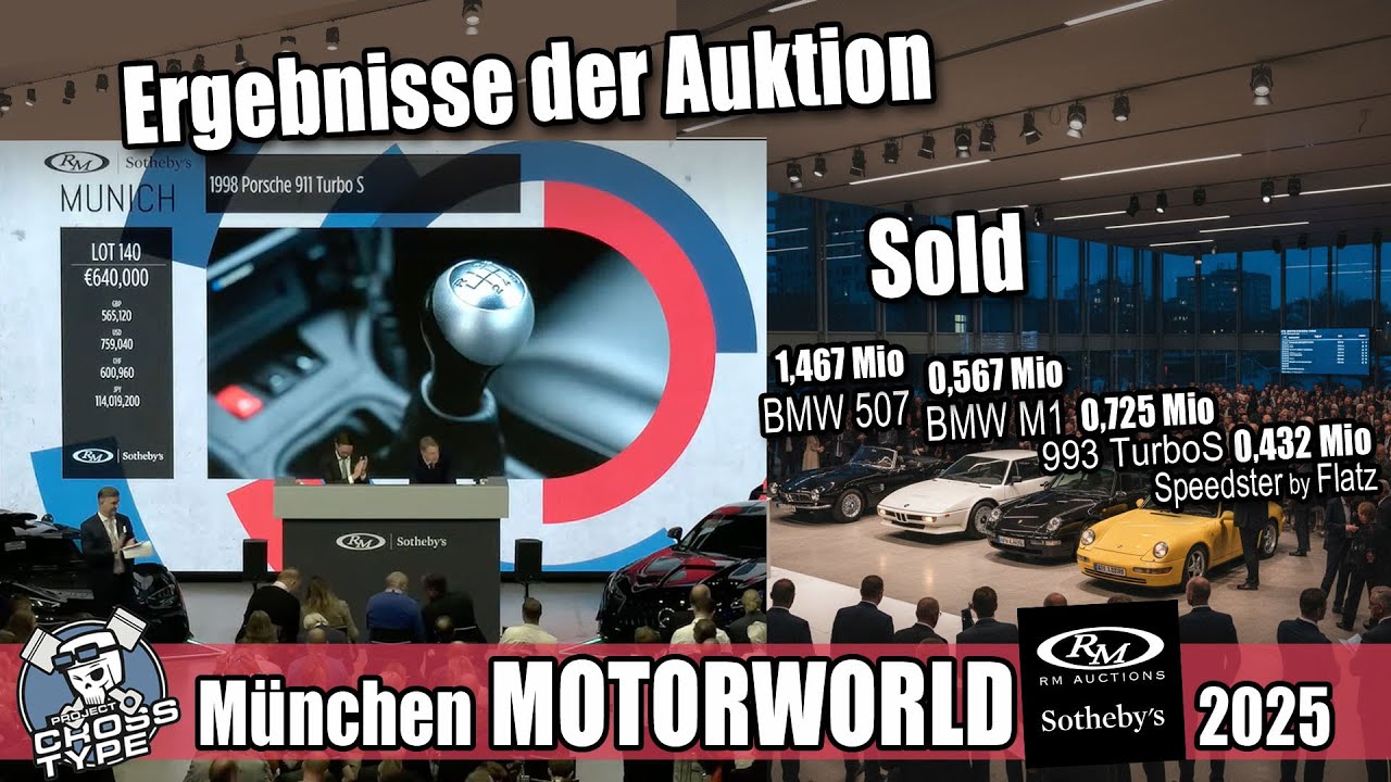 RM Sotheby&acute;s Auction in Munich Motorworld 18.October 2025 Sold