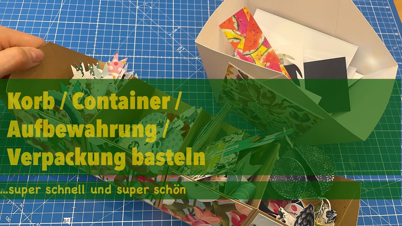 Wie gewünscht! Container basteln / Watch me craft! / aus Action Material