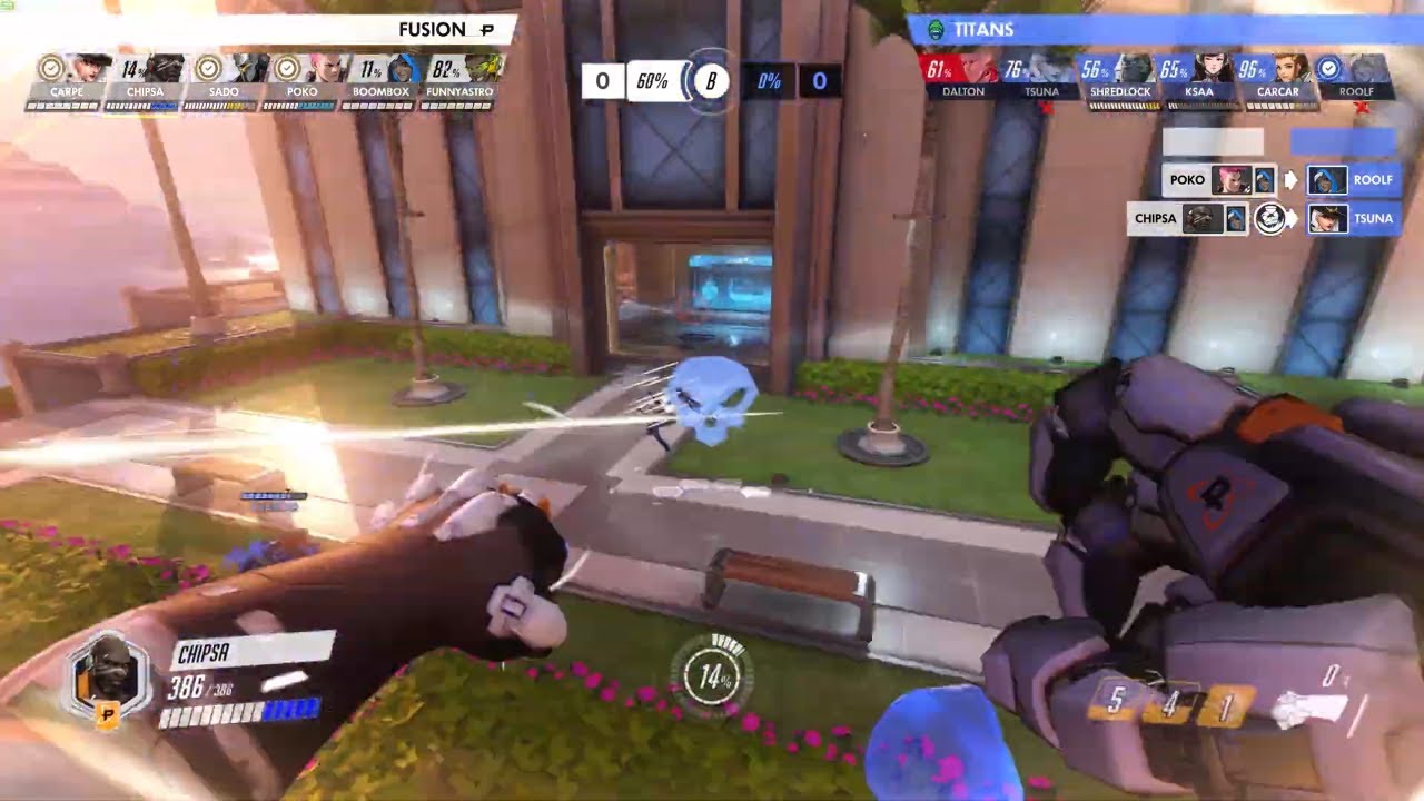 CHIPSA POV DOOMFIST | Philadelphia Fusion vs. Vancouver Titans | Chipsa OWL Debut | S3 Week 15