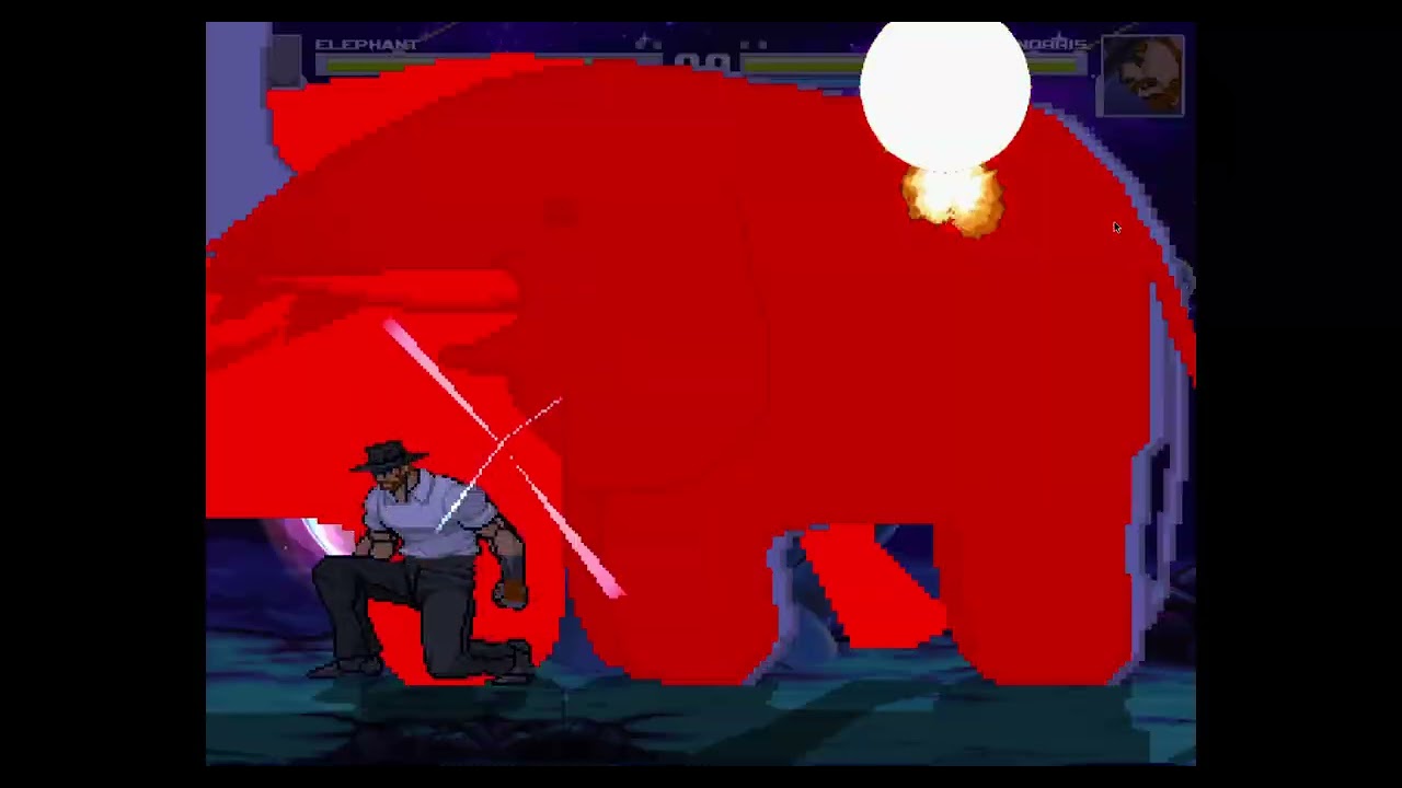 Mugen - Elephant (12P) Vs Chuck Norris