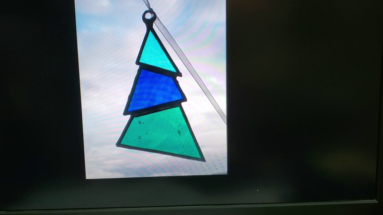 Stained glass ornaments