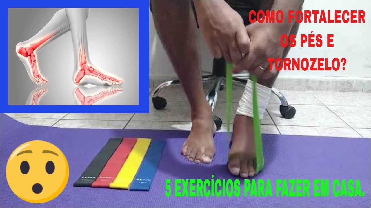 Como fortalecer seus pés e tornozelo? Exercícios para fazer em casa. Ruptura do Tendão de Aquiles.