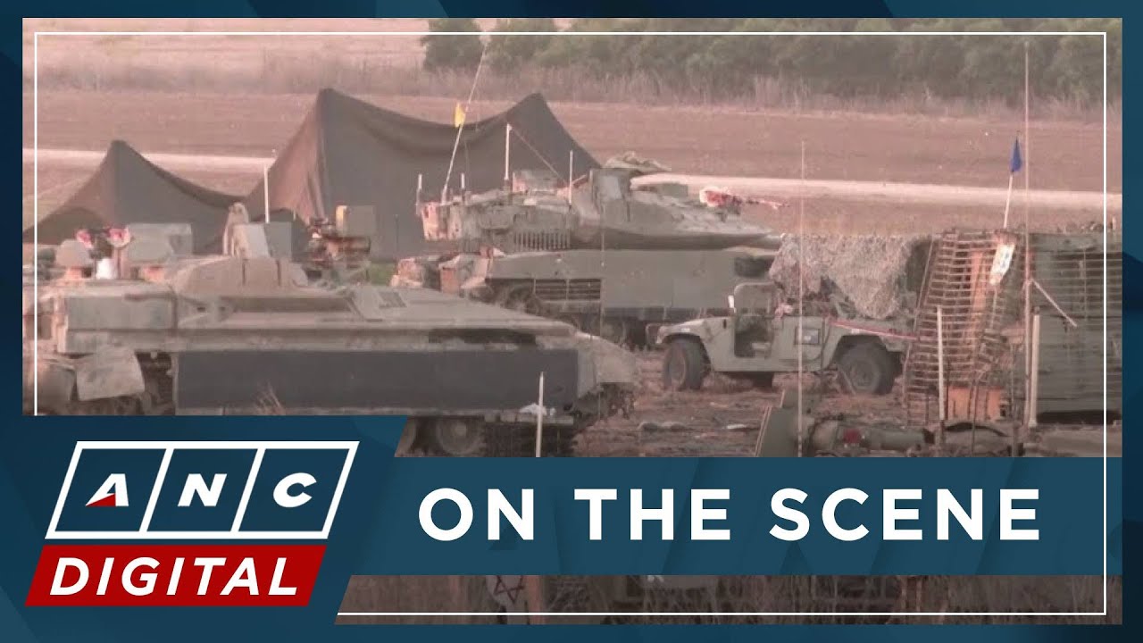 LOOK: Israeli ground forces gather near Gaza border in preparation for ground offensive | ANC