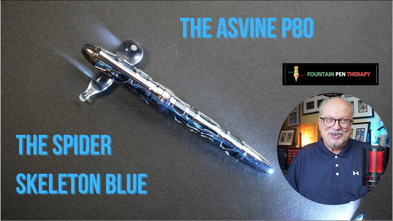 ASVINE P80 SPIDER SKELETON BLUE