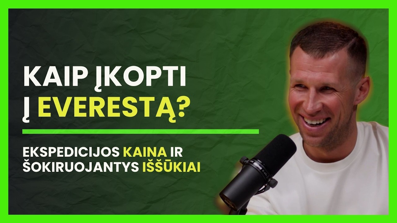 Kaip panevėžietis į Everestą kopė. Justas Narkevičius