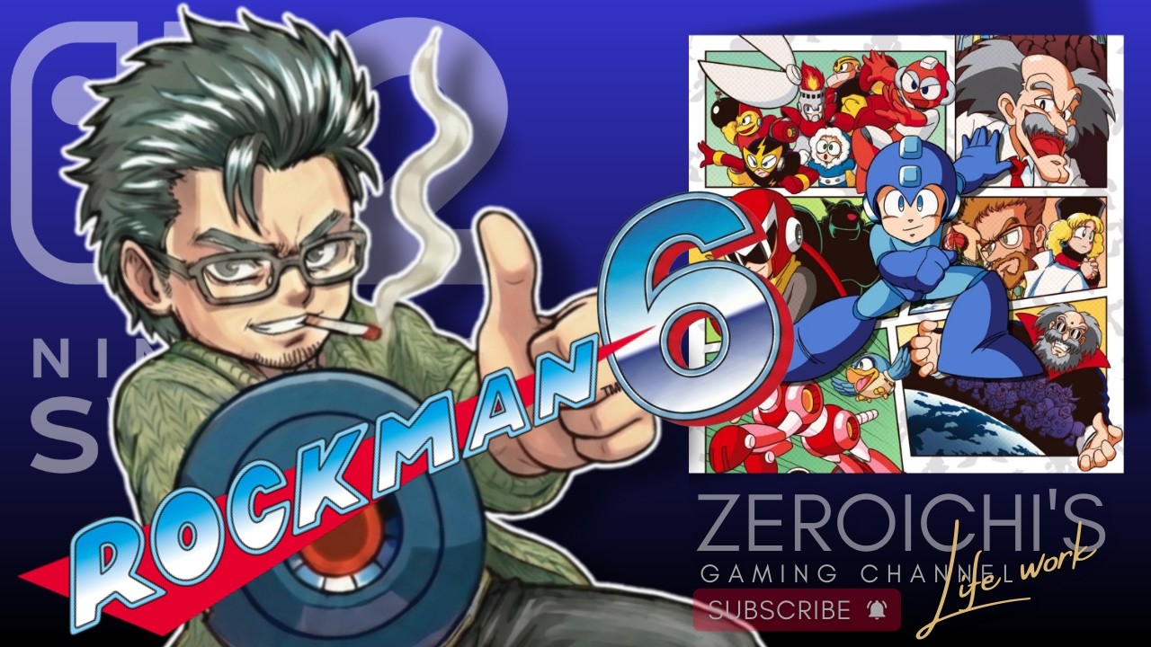 『ロックマン 6 #MegaMan 6 』完全初見プレイ！波乱の開幕！味方を信じてもいいですか…？最強の「合体」でもチャージを外す！アクション音痴のレトロゲー攻略