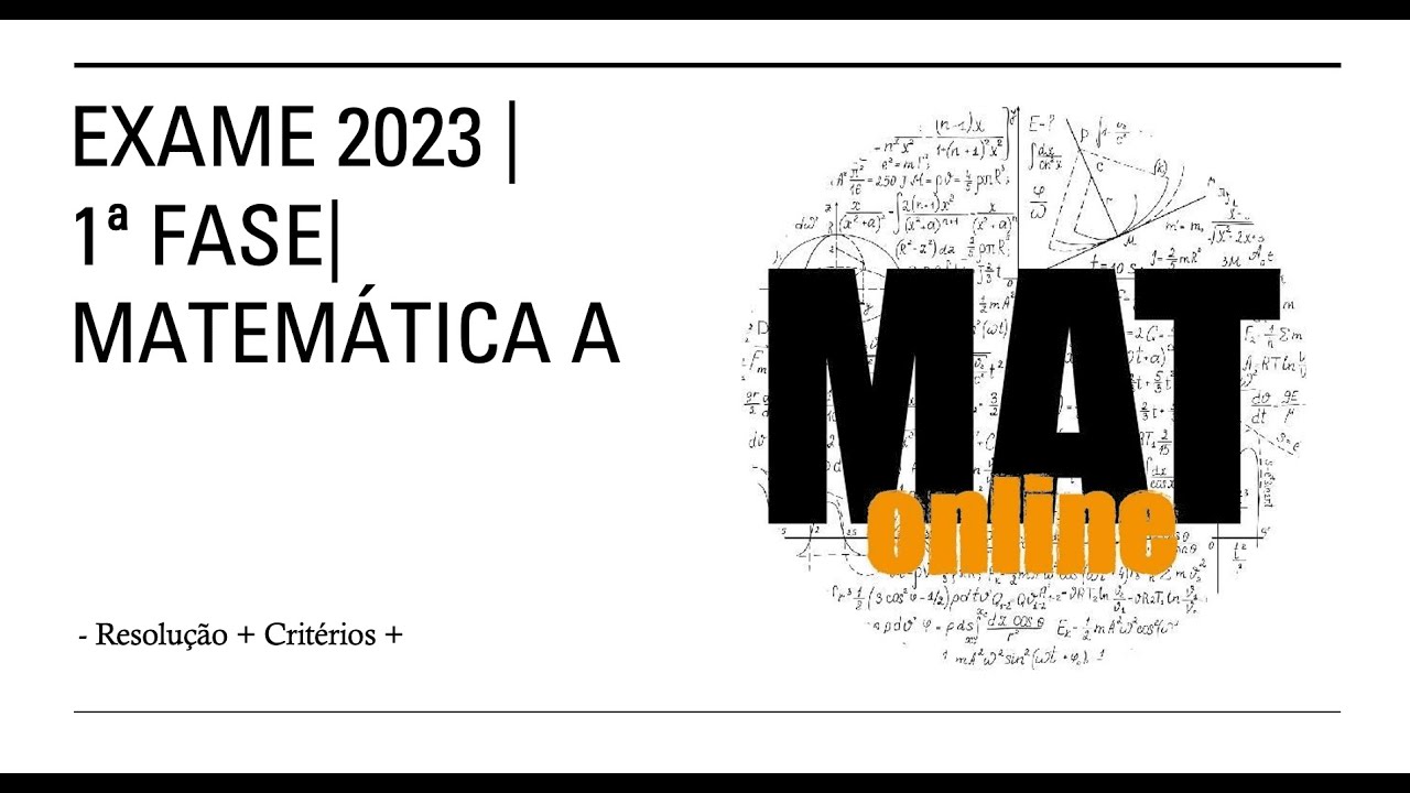 Exame MAT A | 2023 | 1ª Fase