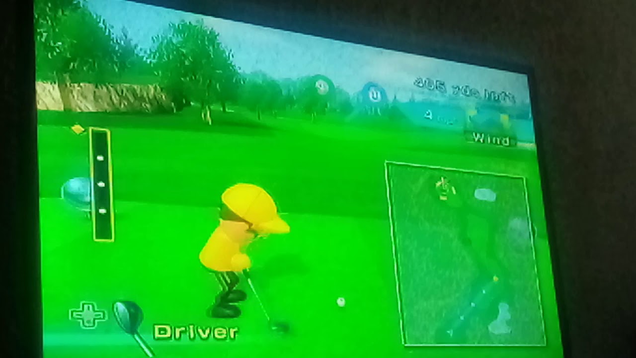 Wii Sports - Golf - Mario Vs Wario Vs Luigi Vs Waluigi