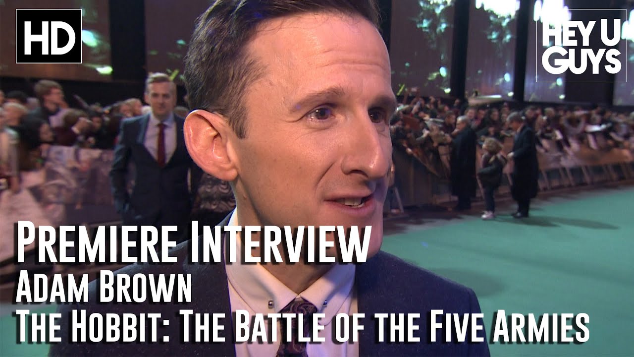 Adam Brown Interview - The Hobbit: The Battle of the Five Armies Premiere