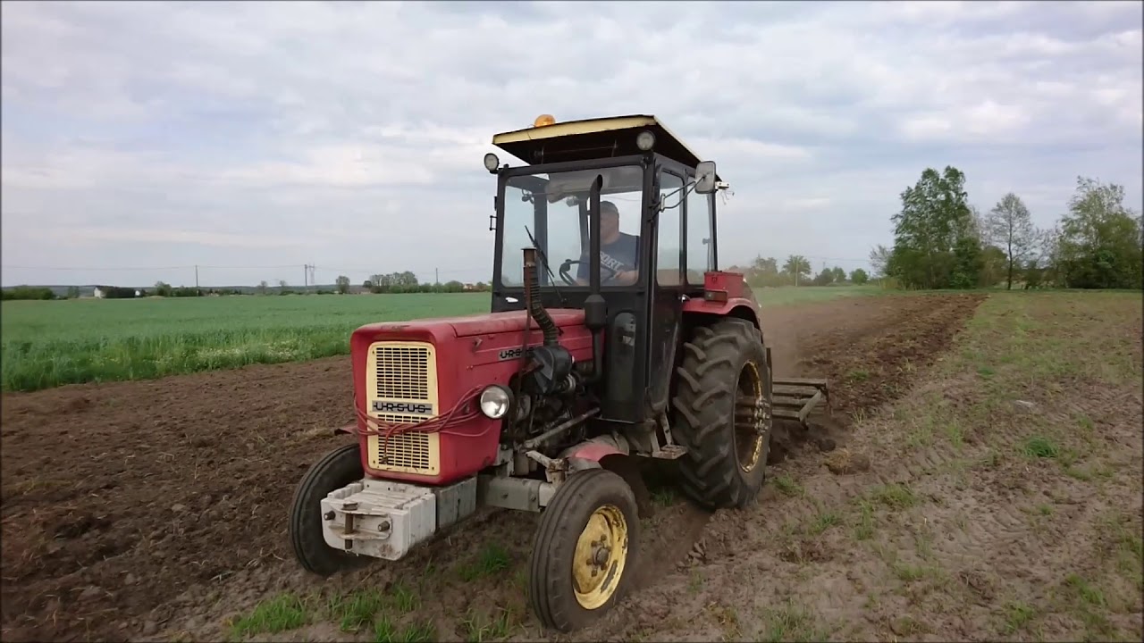 Ursus C360 TURBO - Docieranie z kultywatorem