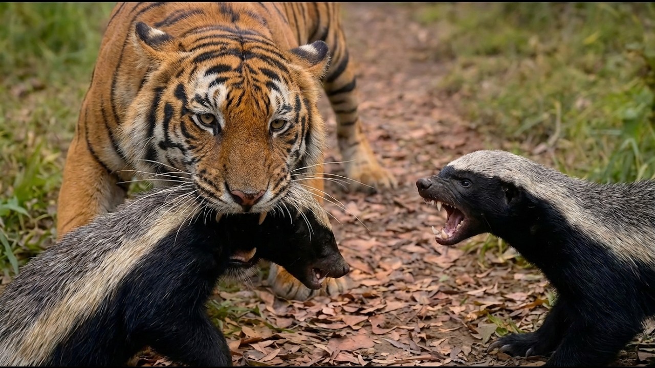 This Tiny Duo Just Challenged a Tiger