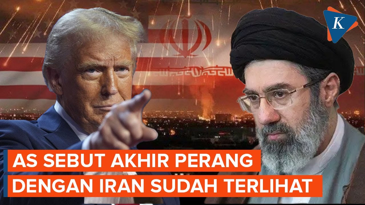 AS Sebut Akhir Perang Iran Sudah Terlihat, Sinyal Segera Damai?
