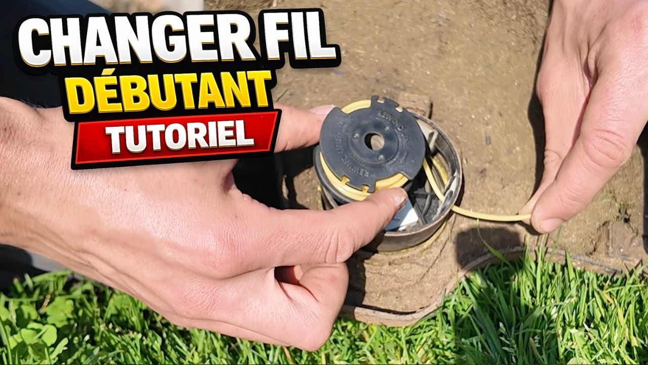 Comment Mettre du Fil dans un Coupe-Bordure Facilement? Tutoriel