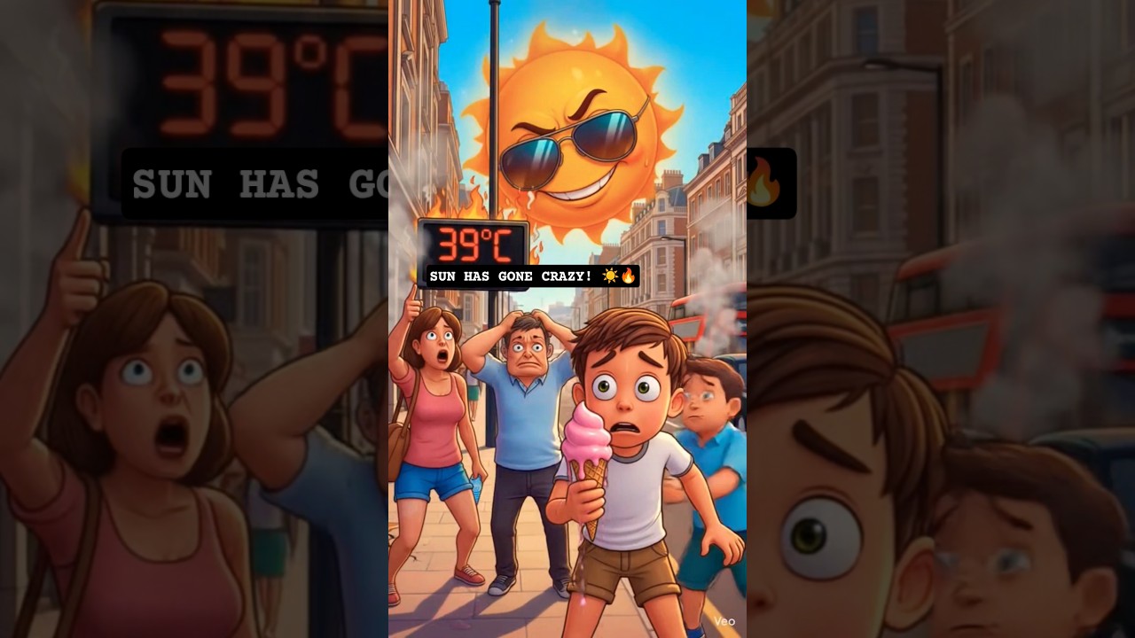 🔥 Europe Heatwave 2026 Be Like 😂 | When the Sun Takes Over! #summer #miniheatwave
