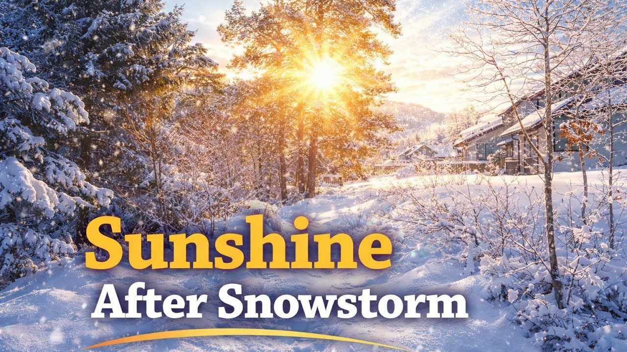 Morning After the Storm: Gentle Winter Ambience #vlog #snowstorm #polarvortex #arcticblast #viral 