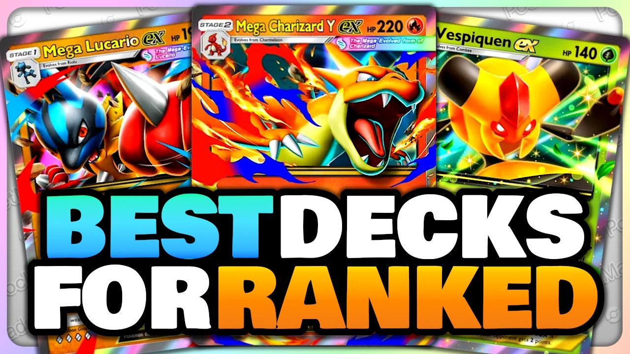 The BEST DECKS To Finish The RANKED SEASON!!! | Pokemon TCG Pocket