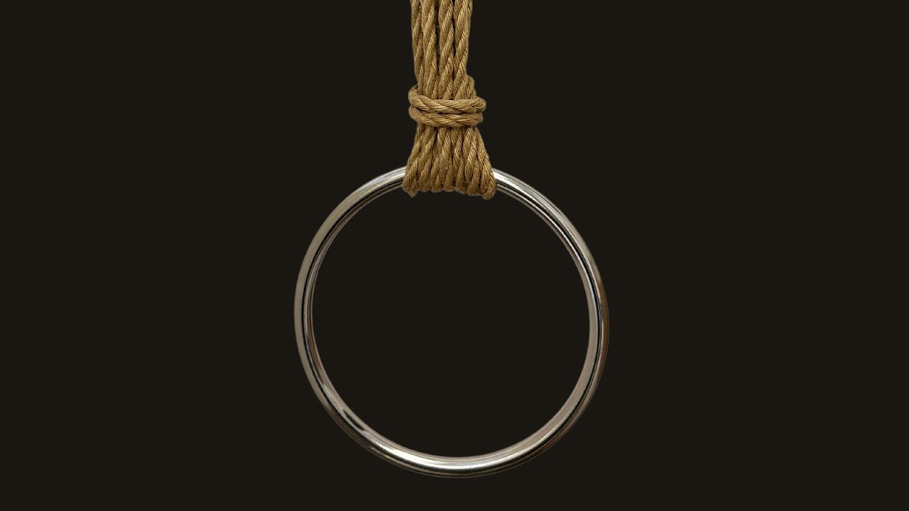 How To Tie Off A Suspension Ring - How To | P_E.Ropes