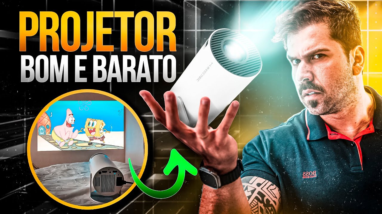 Projetor BOM e BARATO pra Importar em 2026! Transforme Sua Sala em um Cinema!