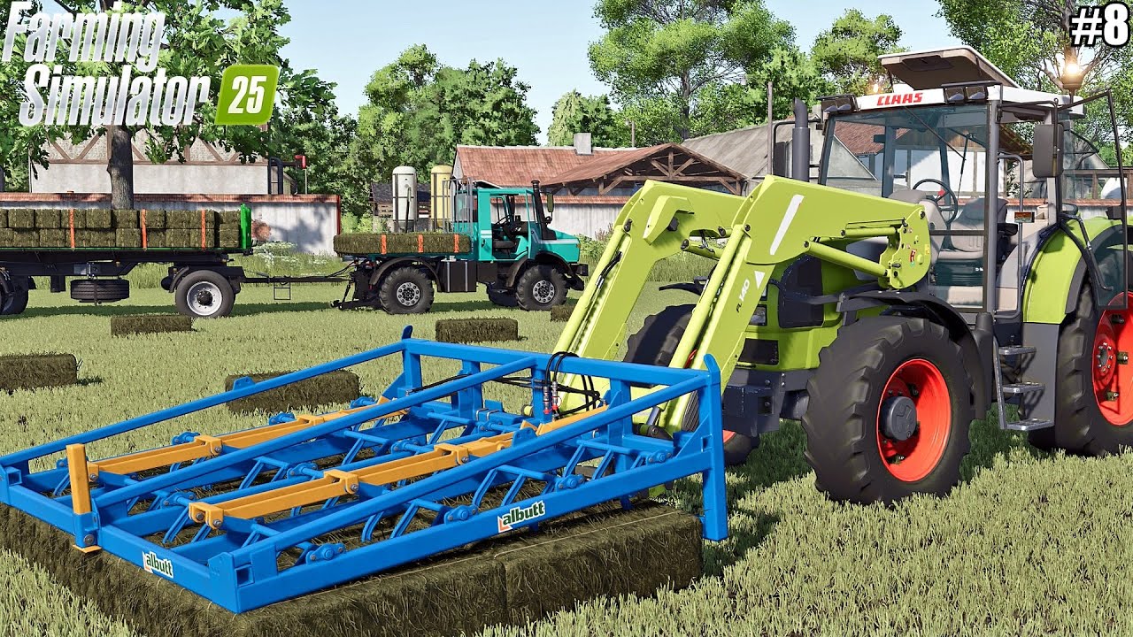 Hof Bergmann! COLLECTING SMALL SQUAR BALES, CLEANING STABLES AND FEEDING ANIMALS| Hof Bergmann | 8