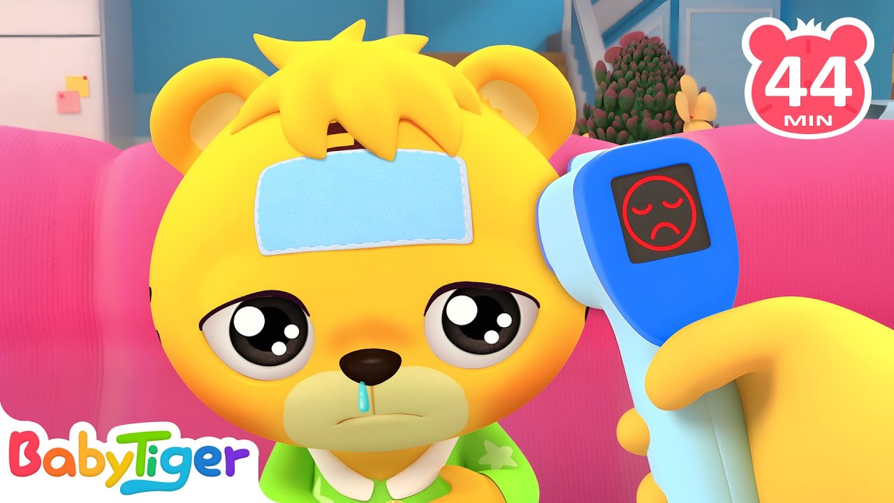 Sick Song 🤒🤧 + More Kids Songs🎶 | Animals Songs | Nursery Rhymes | Educational Video - BabyTiger