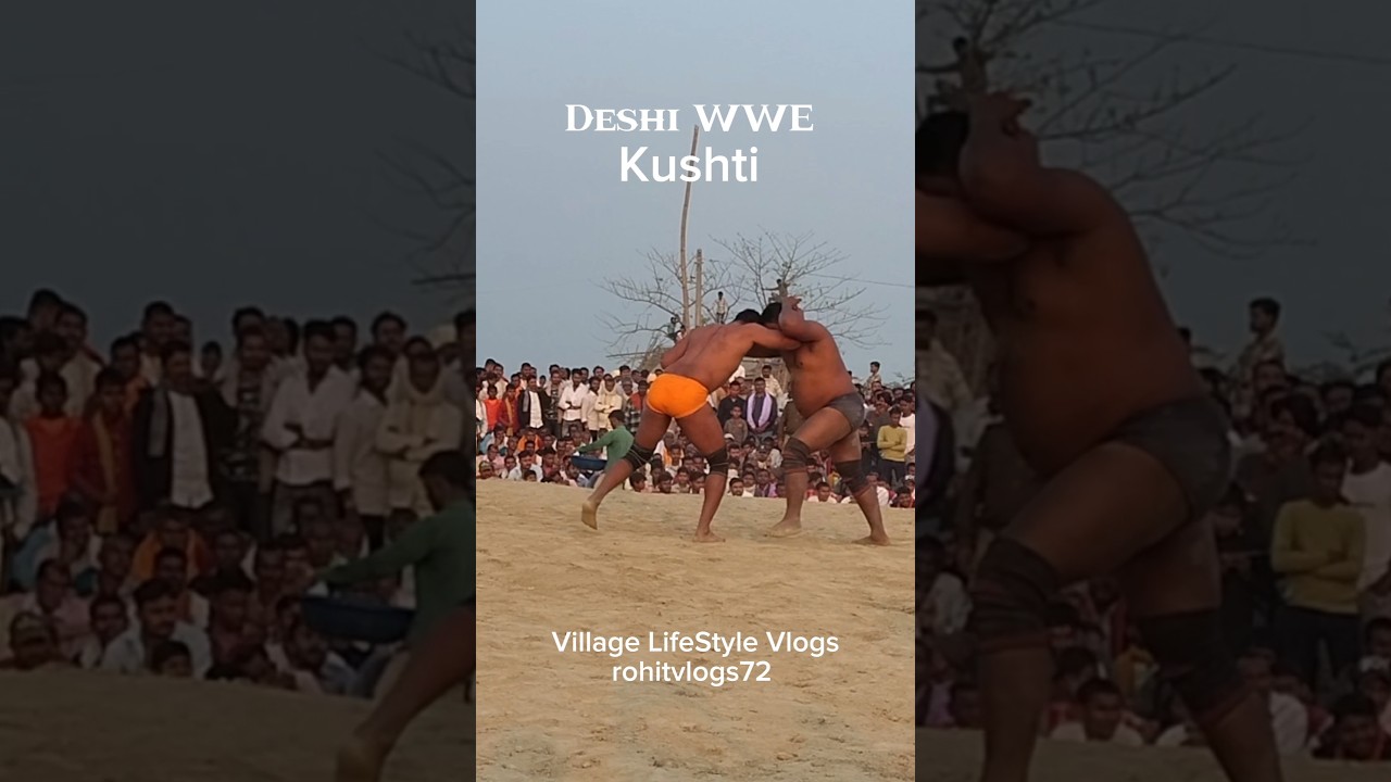 Deshi WWE Kushti 😱 Rohitvlogs72 #shorts #trending #funny #youtubeshorts