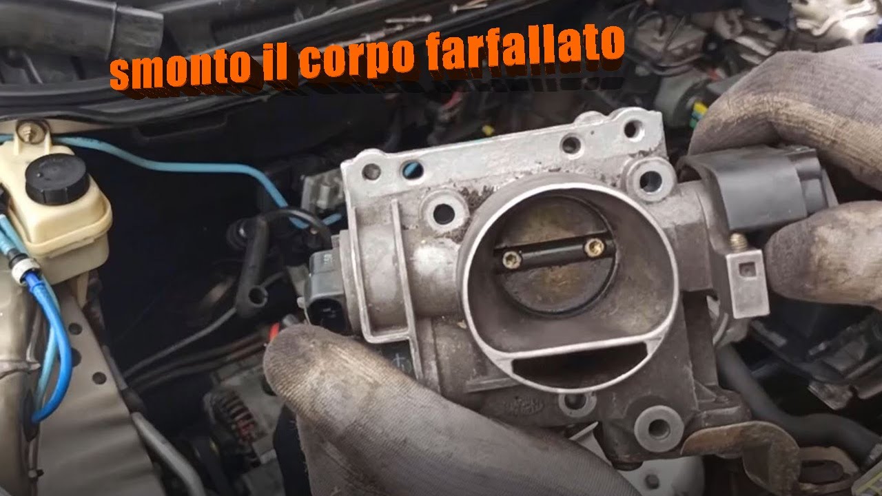 Smonto corpo farfallato lancia 1.2 8v