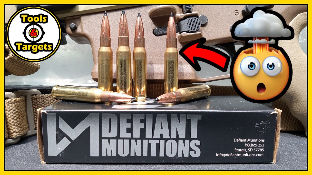 It's HUGE!!...Defiant Munitions .308 Winchester TCX AMMO Test!