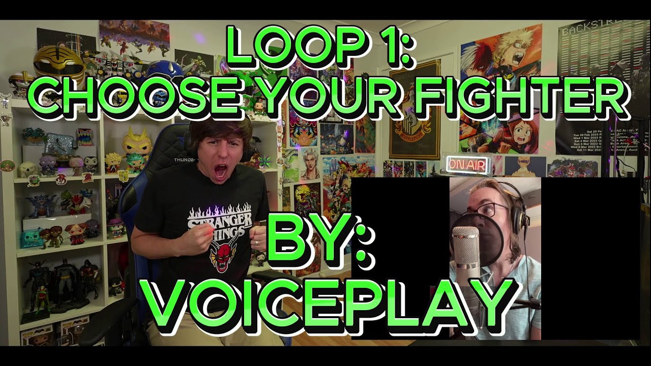 THIS WAS SO COOL TO SEE!!!!!!! Blind reaction to Voiceplay - Loop 1 - Choose Your Fighter