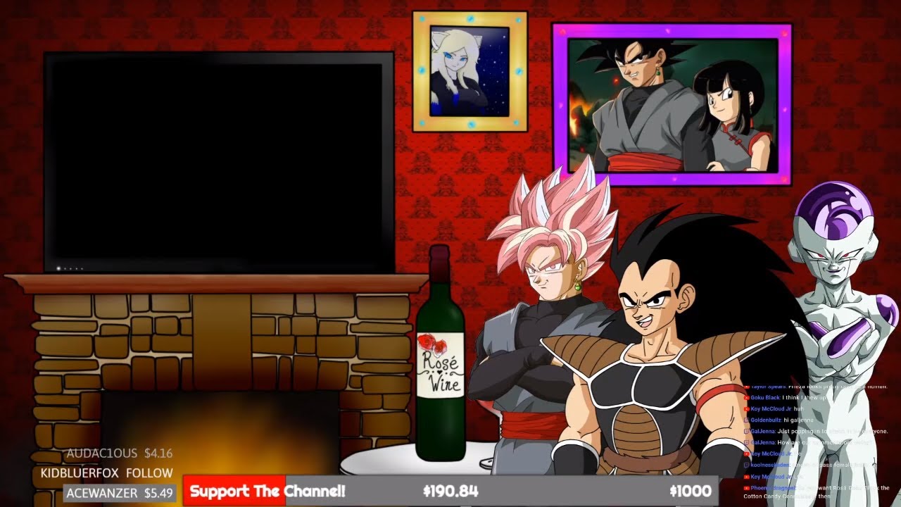 Rosé Reacts Livestream! Ft. Raditz, Nappa & Lord Frieza!