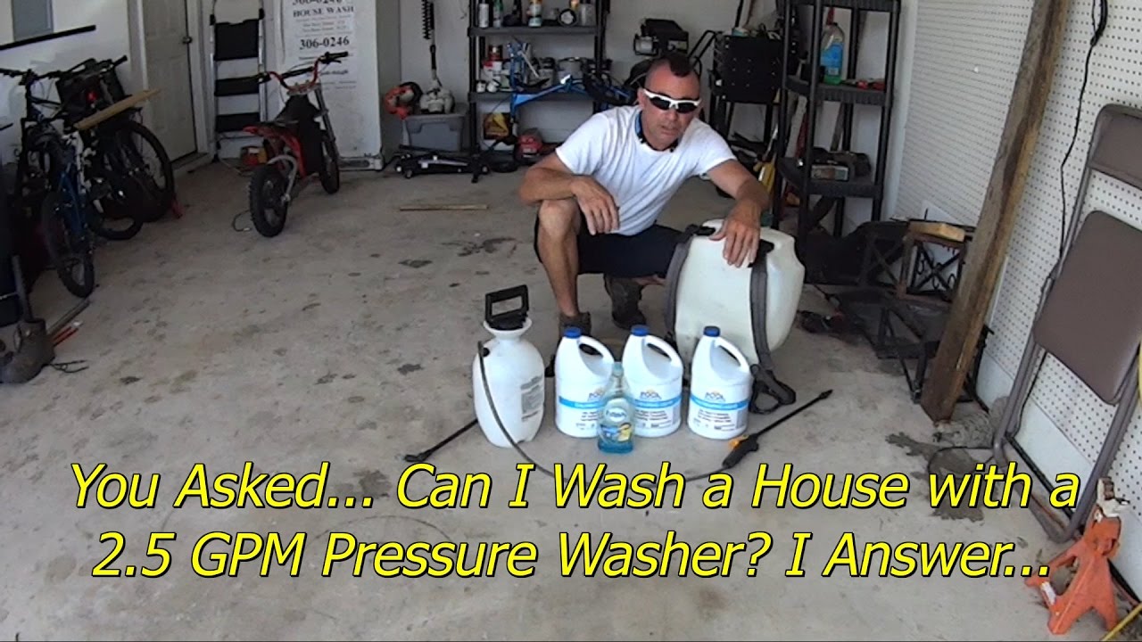 Doing a House Wash with Basic Entry Level Equipment - Pressure Wash Business