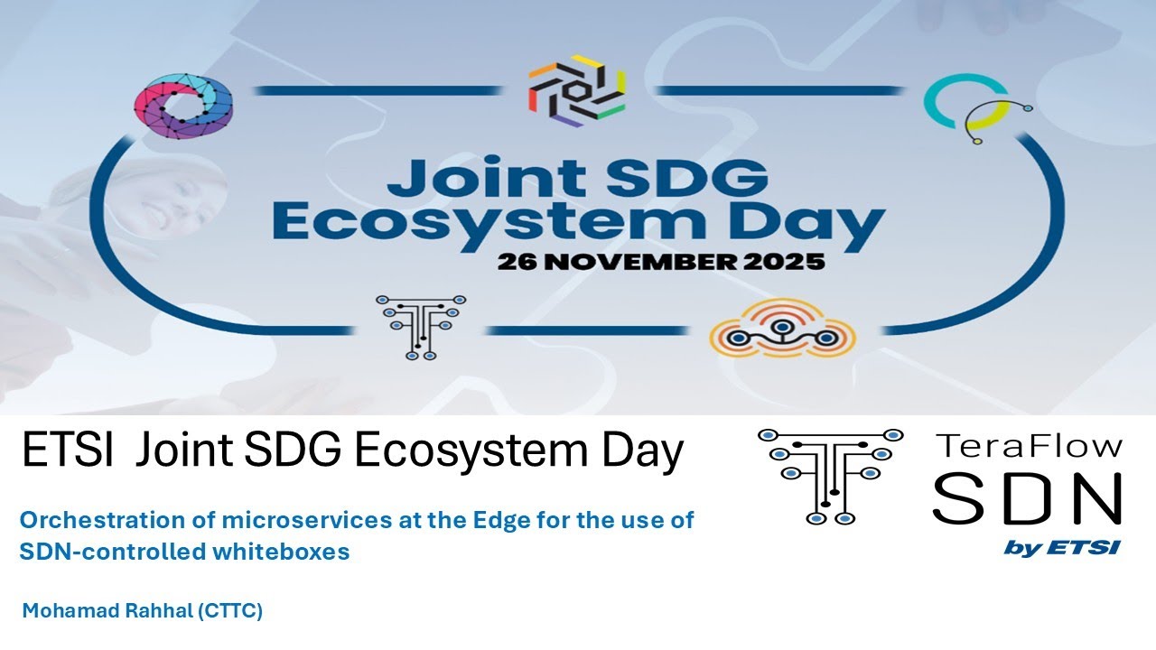 Orchestration of microservices at the Edge for the use of SDN-controlled whiteboxes - Mohamad Rahhal