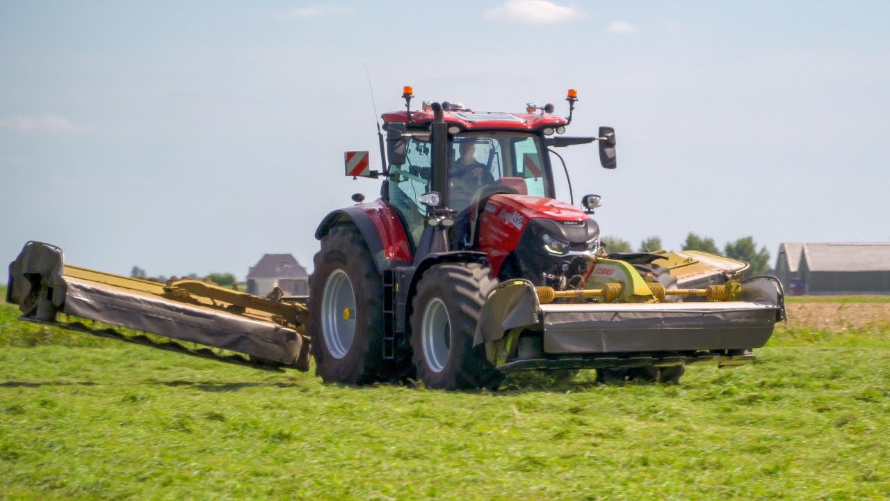 Case IH Puma 260 AFS Connect | Claas triple maaiers | Loonbedrijf Poldervaart