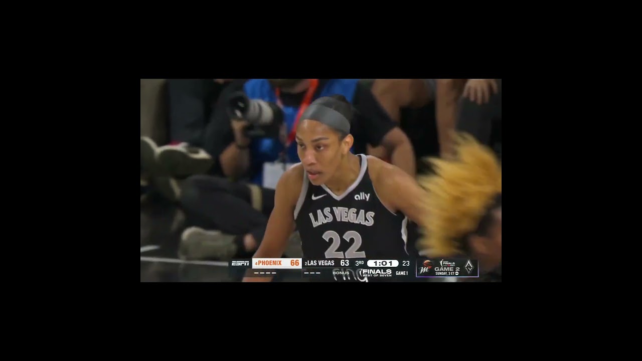Smooth like butter 🤗 The MVP is showin' off her skills. PHX-LVA | WNBA Finals