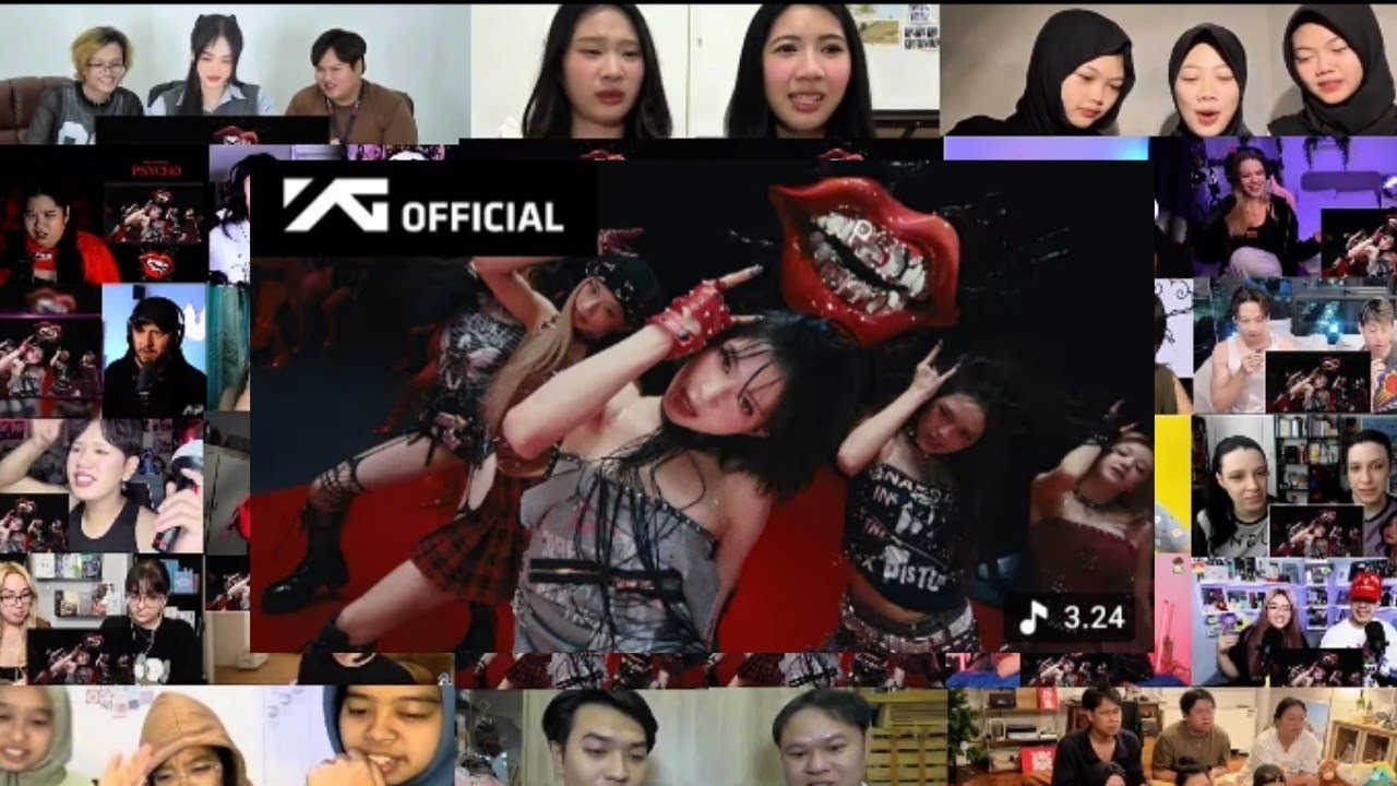BABYMONSTER "PSYCHO" M/V Kpop Reaction Mashup Video 