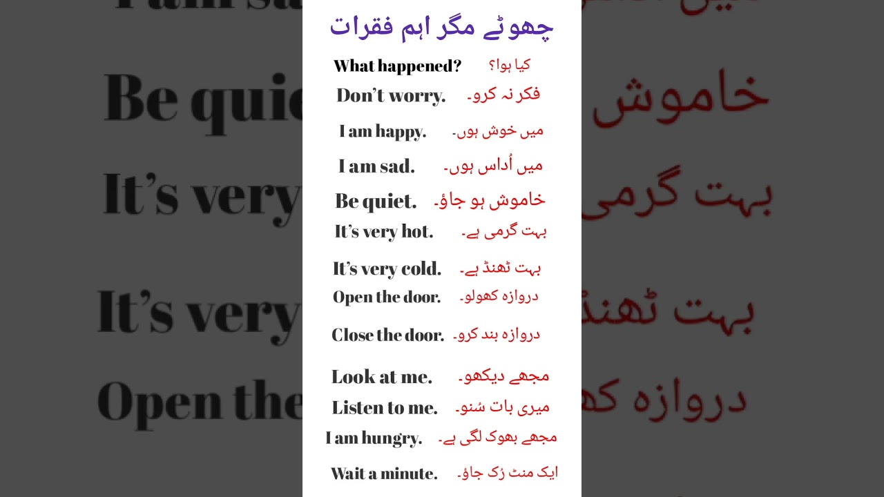 English speaking practice course English Vocabulary|Daily use english sentencesEnglish grammer Urdu