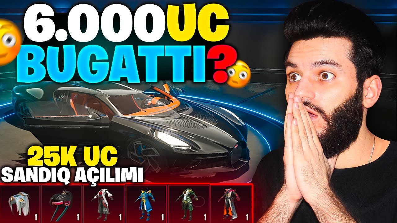 6000 UC'YE BUGATTI ALDIM🔥 EN ŞANSLI BUGATTİ A&Ccedil;ILIMI!🔥 | PUBG MOBILE
