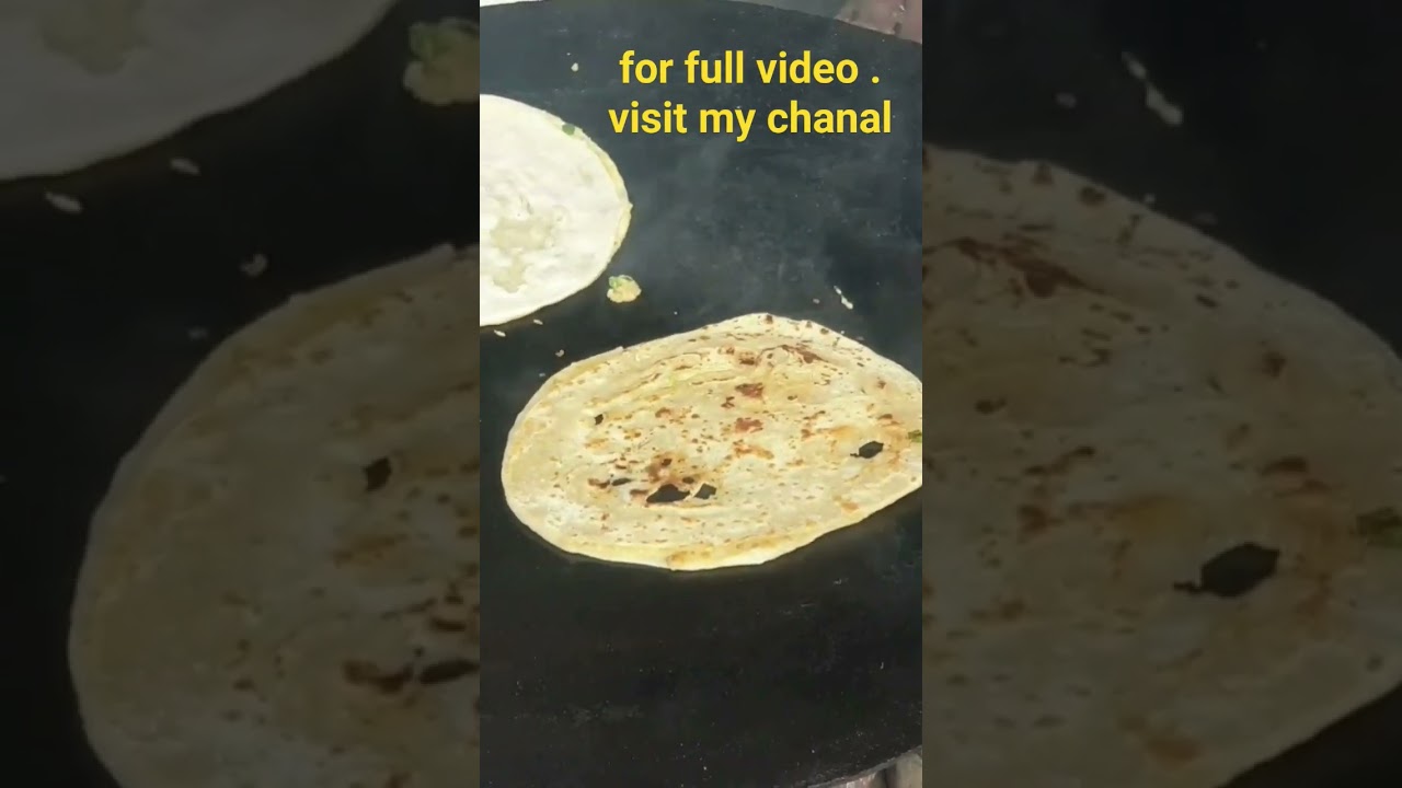 saag pratha #streetfood #food #foodie #saagparatha