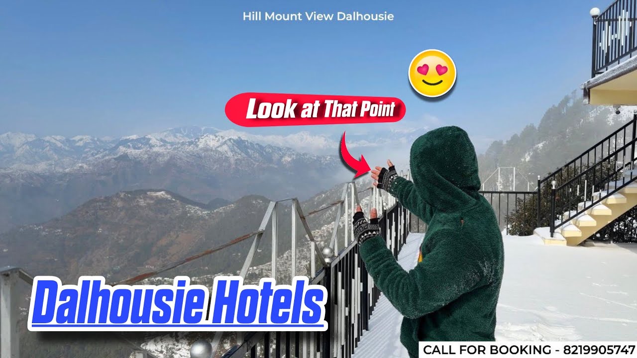 Beautiful Snow View from Hill Mount - Dalhousie Hotels 