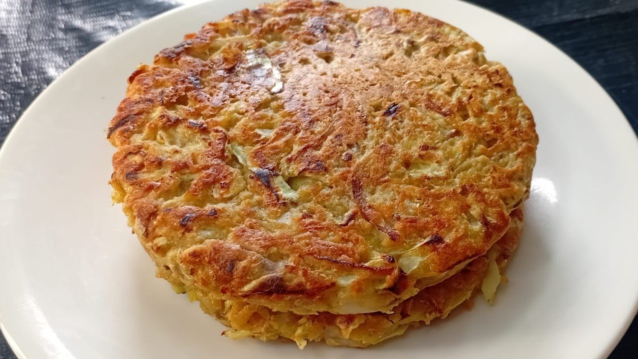 Healthy Cabbage Pancake Recipe - Easy 10-Min Breakfast Idea | Quick & Healthy Breakfast