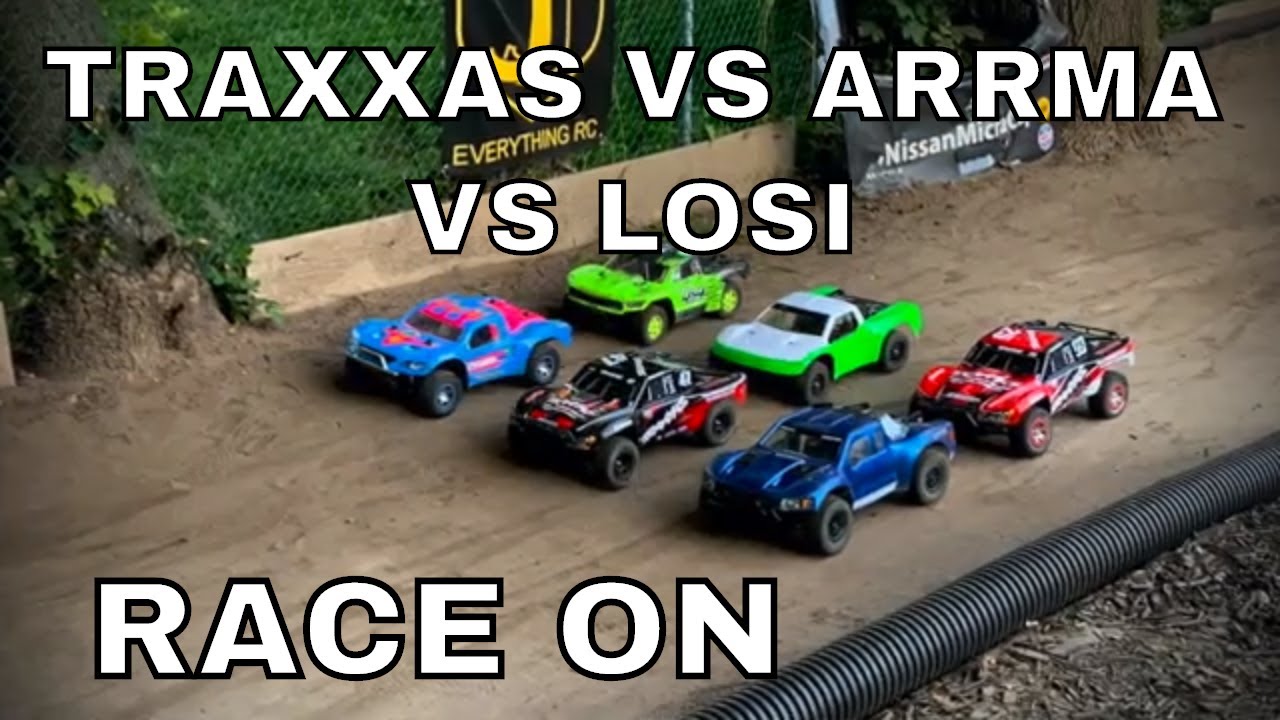 RC SHORT COURSE RACING ON THE DIRT TRACK @SHORT TRACK RC