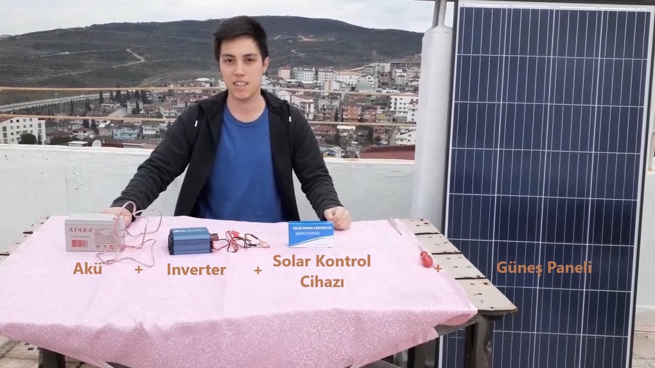 5 DAKİKADA GÜNEŞ PANELİ KURULUMU-Solar panel installation in 5 minutes #Renewable #Solar #Energy