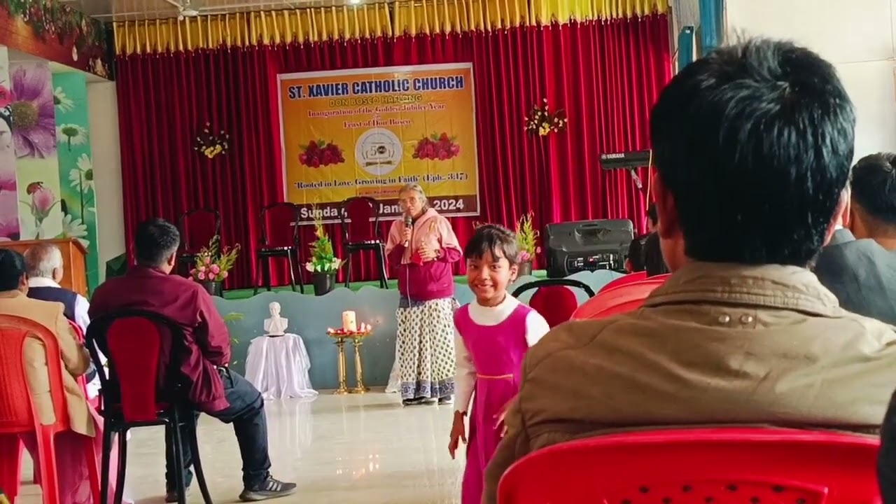 Opening  of Golden Jubilee// St.Xavier Catholic Church Haflong.//