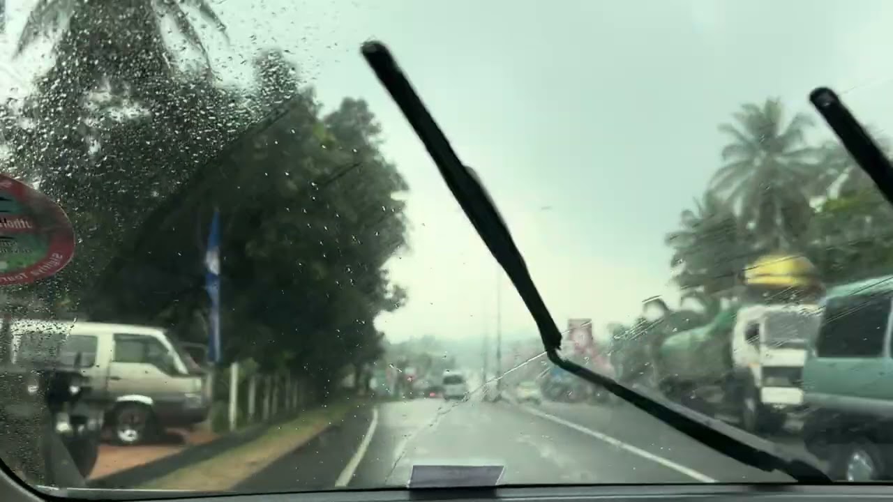 Driving to Dumbula, Sri Lanka