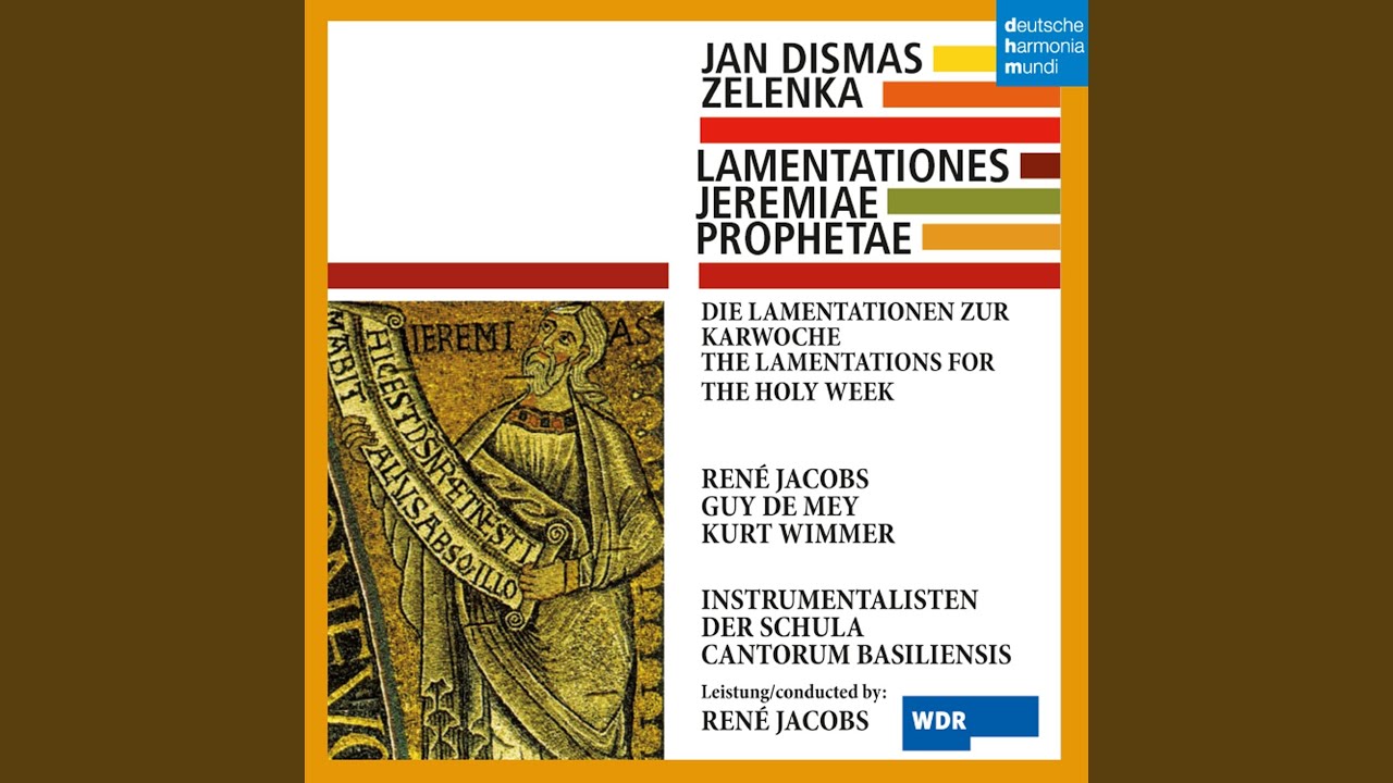 Lamentationes pro die Mercurii Sancto: No. 1 in C Minor, ZWV 53/1
