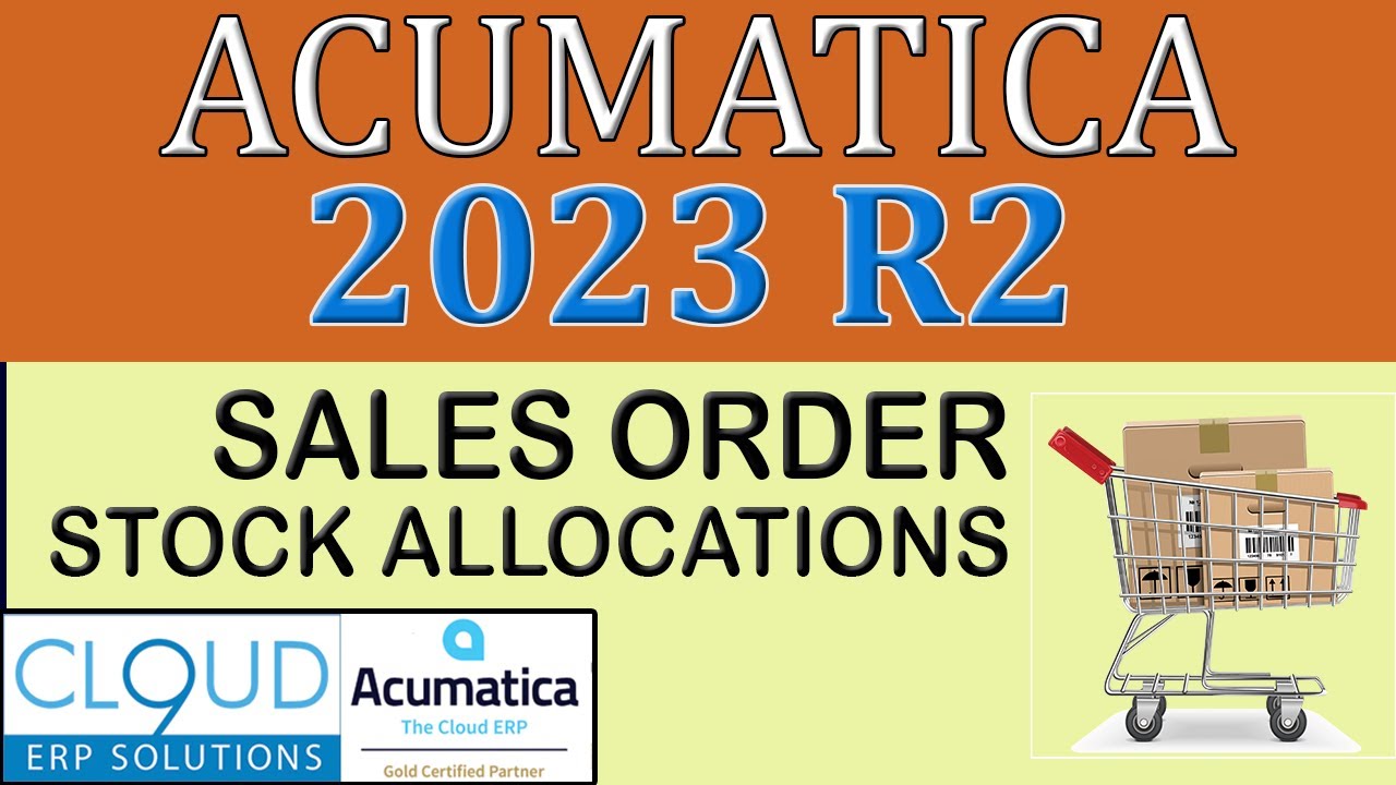 Acumatica 2023 R2 — Управление распределением складских запасов по заказам на продажу