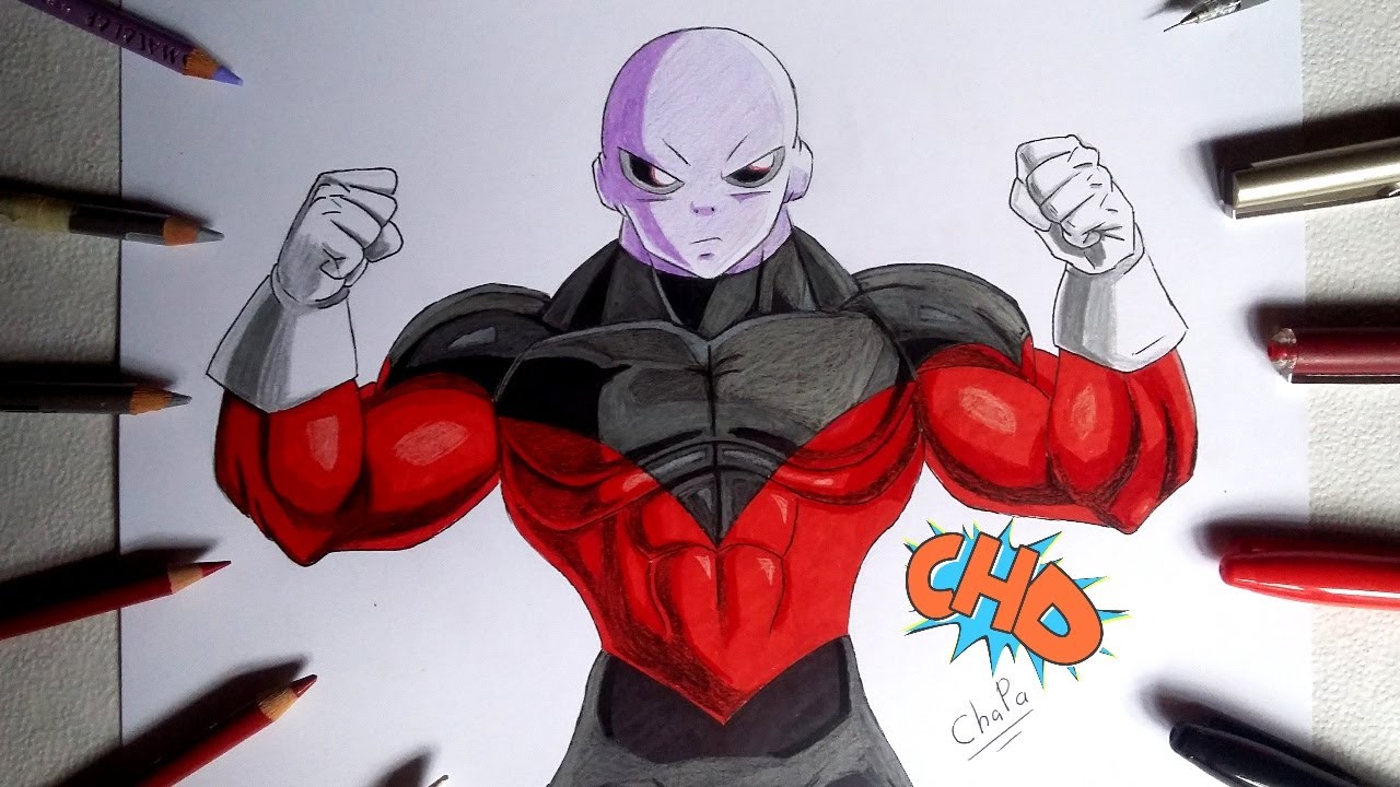 DIBUJANDO A JIREN/ DRAWING JIREN DRAGON BALL SUPER Ep 96 (Colabora GatoVaca)