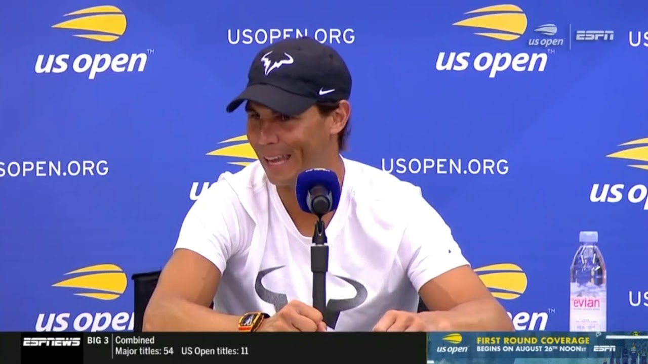 Rafael Nadal Pre-tournament press conference at US Open 2019